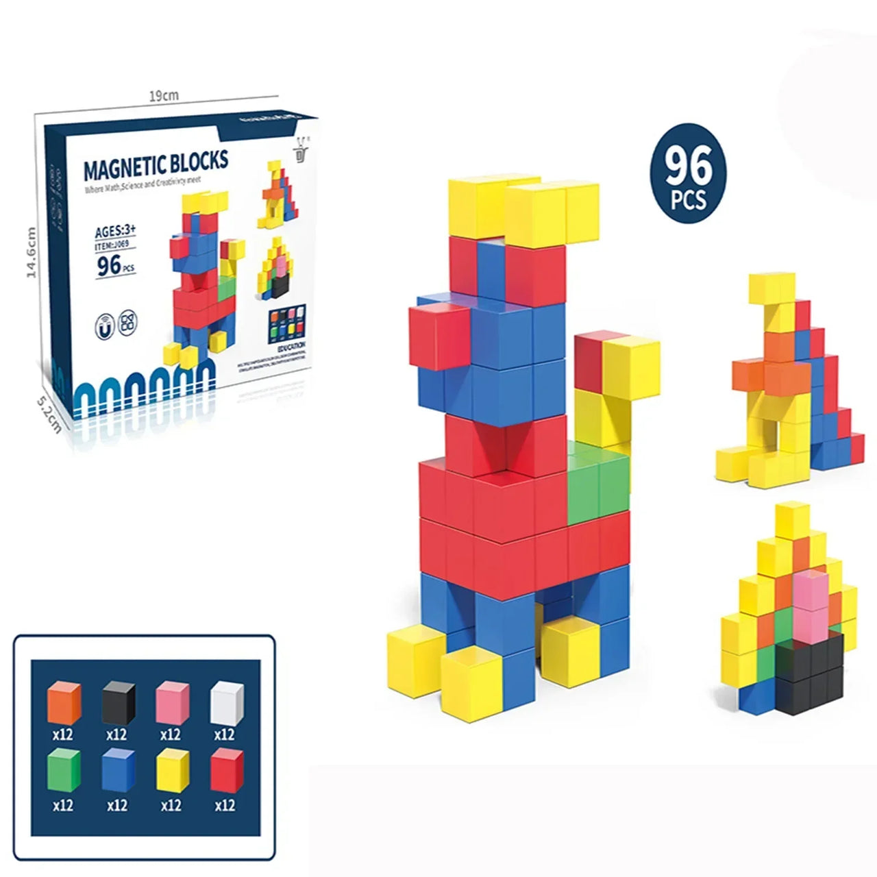 Magnet Toys – Learning & Building – Magnetic Building Blocks