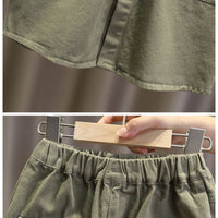 Thumbnail for LittleExplorer – Comfortable & Cool – Children's Pants & Shirt Set