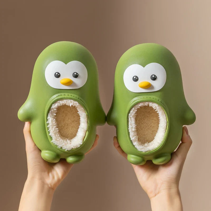 Mini Fashion™ - Warm & Fun - Children's Penguin Slippers