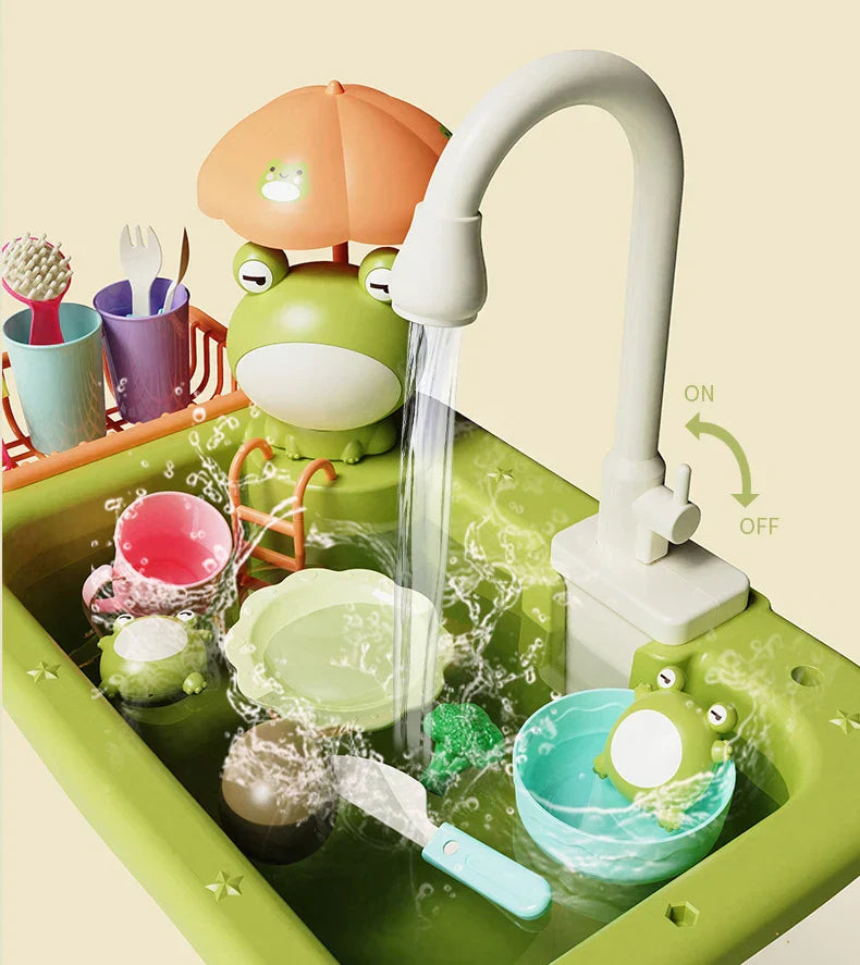Children Kitchen – Water Fun & Learning - 2-in-1 Play Sink