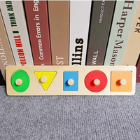 Thumbnail for Woods™ - Toddler Puzzle Fun - Geometric Montessori Shapes Puzzle