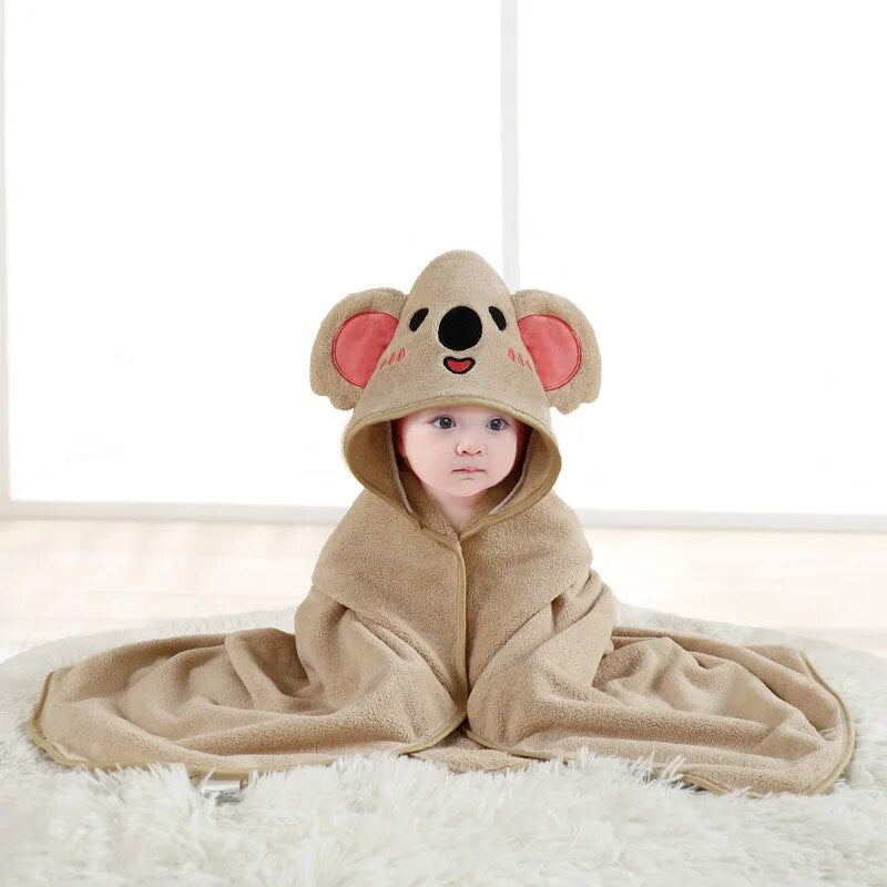 Mini Fashion™ - Cute Animals Cartoons - Children's Bath Towel