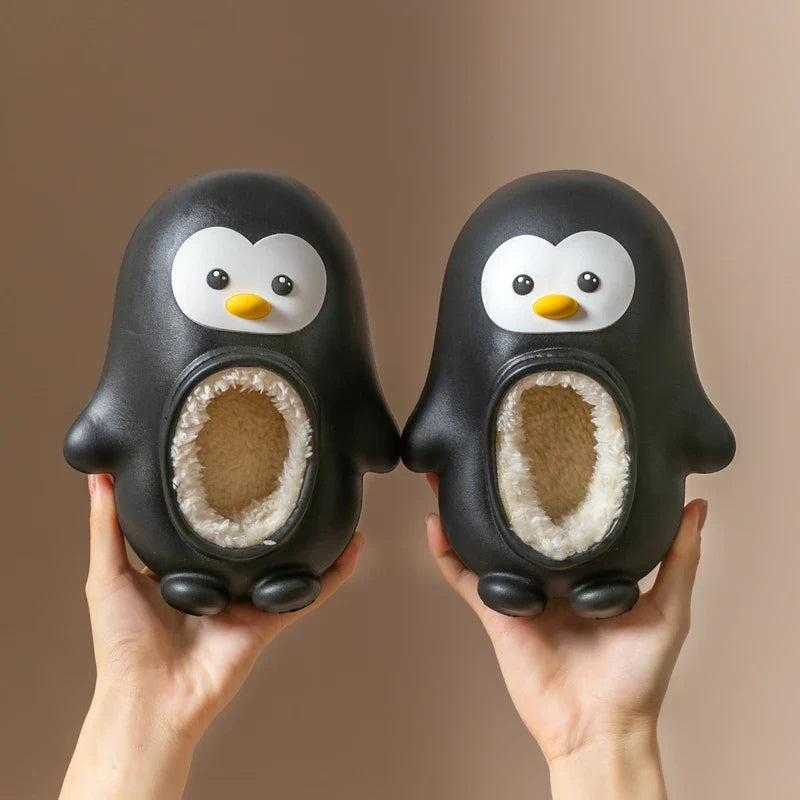 Mini Fashion™ - Warm & Fun - Children's Penguin Slippers