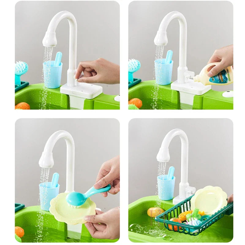 Children Kitchen – Water Fun & Learning - 2-in-1 Play Sink