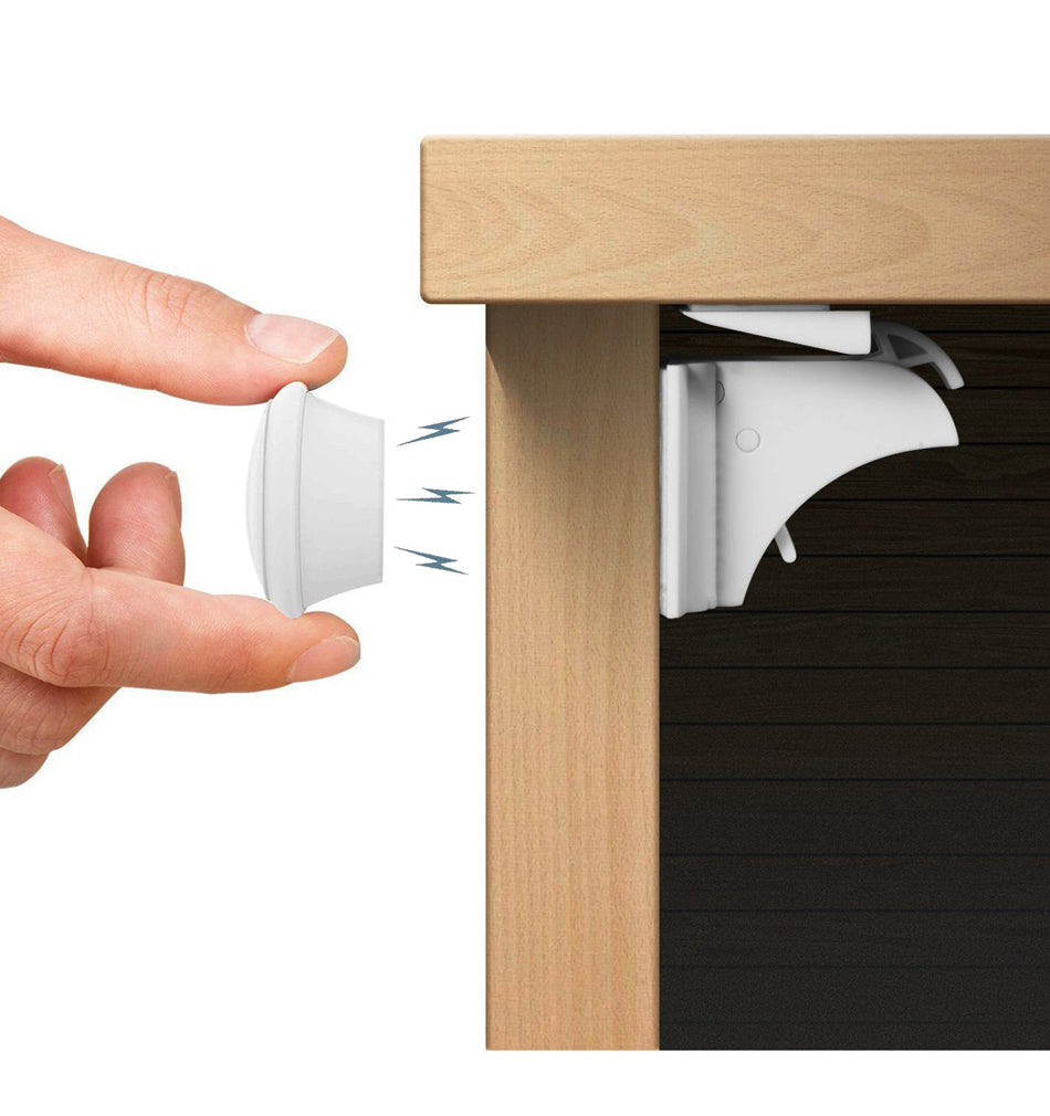 SafeSpace Click – Invisible Protection – Magnetic Child Lock Without Drilling