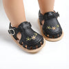 TinyPetals – Comfort & Style – Baby Sandals with Floral Embroidery