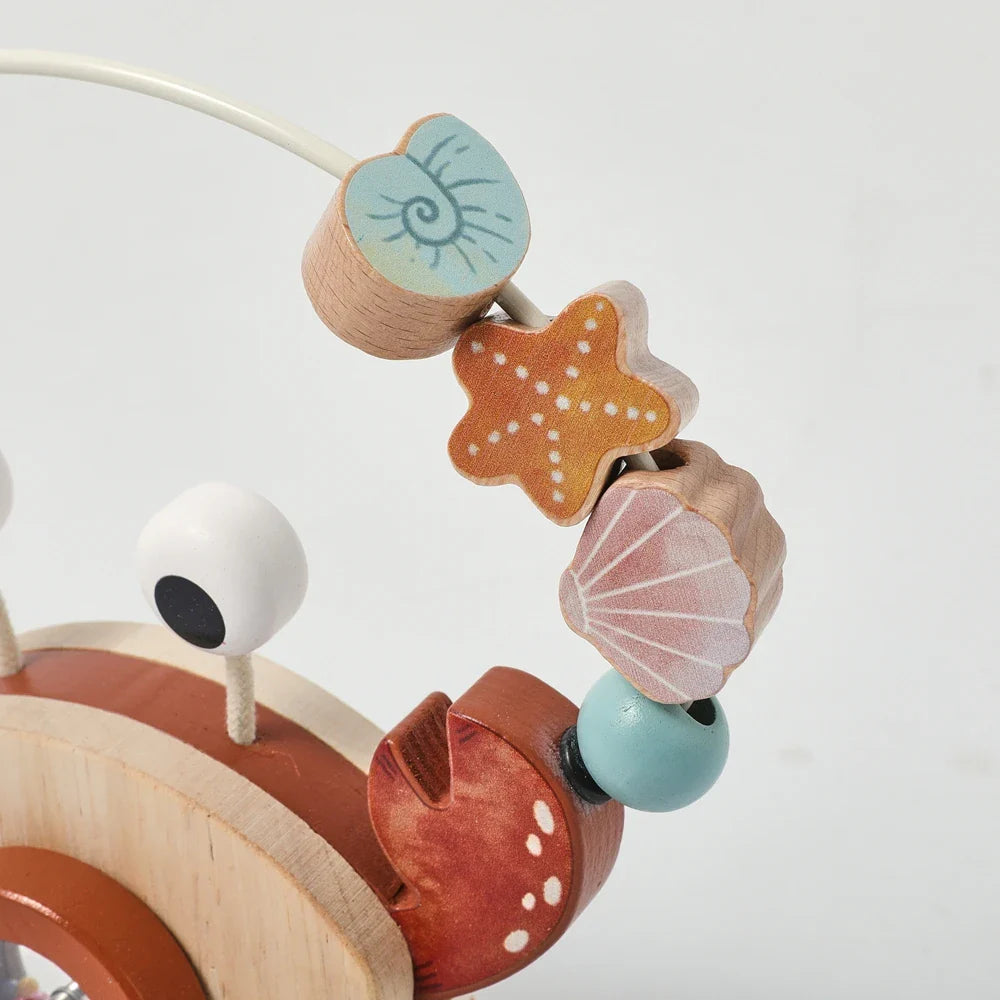 Crab Pull Toy™ – Play & Learn - Wooden Crab