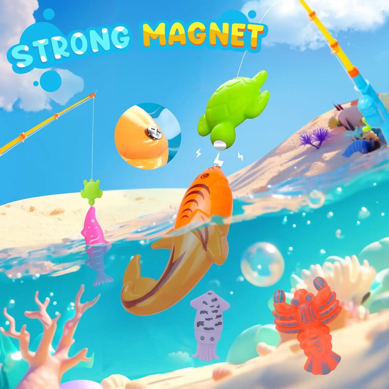 Fishing Game – Learning & Discovery - Magnetic Fish Game