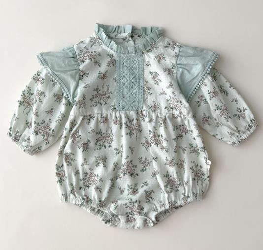 Mini Fashion™ - Long Sleeves - Girls Romper