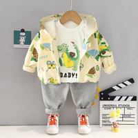 Thumbnail for Mini Fashion™ - Toddler & Adventure - 3-Piece Clothing Set Red Baseball Bear
