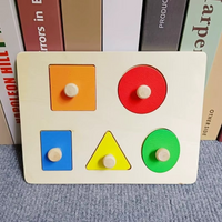 Thumbnail for Woods™ - Toddler Puzzle Fun - Geometric Montessori Shapes Puzzle