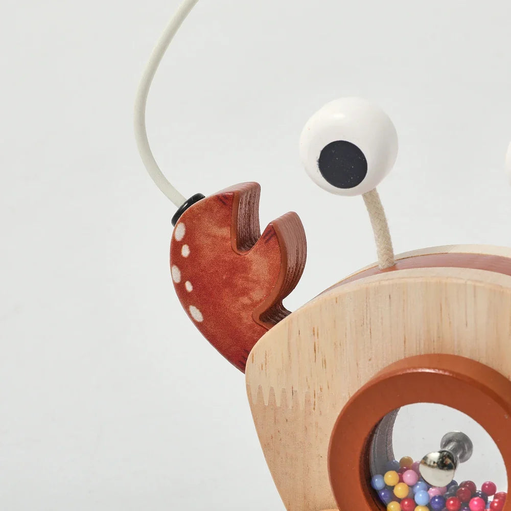 Crab Pull Toy™ – Play & Learn - Wooden Crab