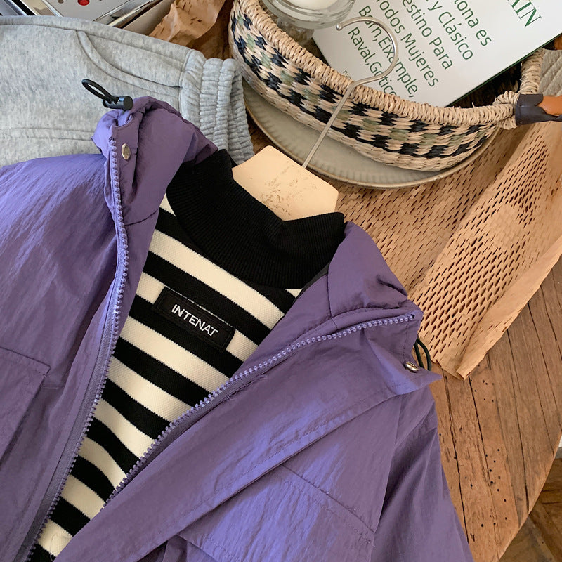 LiloWear – Windproof & Water-repellent – Children's Windbreaker with Hood