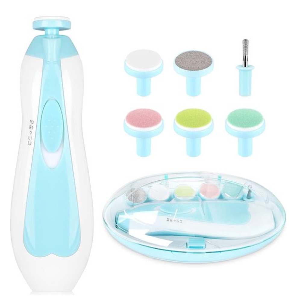 SafeCare – Silent & Safe – Electric Baby Nail File Set