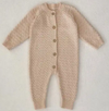 Mini Fashion™ - Beige Knitted Baby Pullover