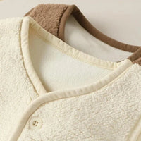 Thumbnail for Baby Bear Fleece Vest – Warm & Soft – Kids' Bear Cardigan