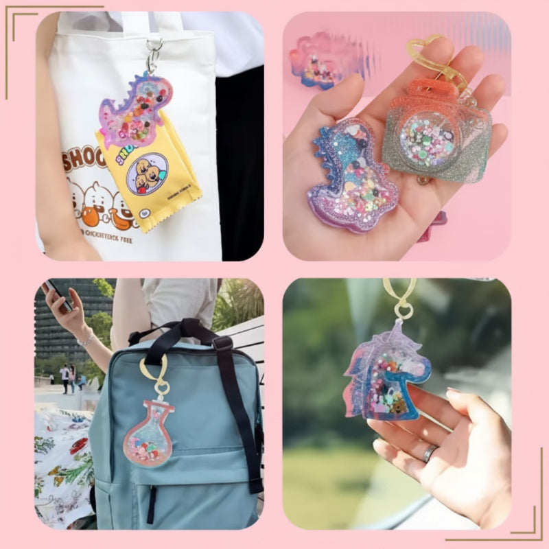 DIY Crystal Keychain Kit – Creative & Fun – Keychain Craft Kit