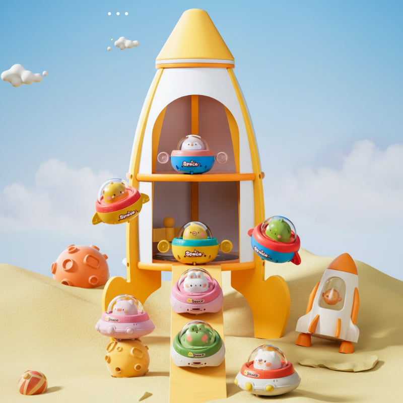 Push and Go UFO Toy – Motor Skills & Play – UFO Toys