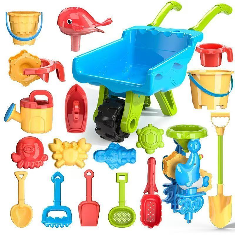 BeachFun – Discovery & Fun - Sand & Beach Wheelbarrow Set