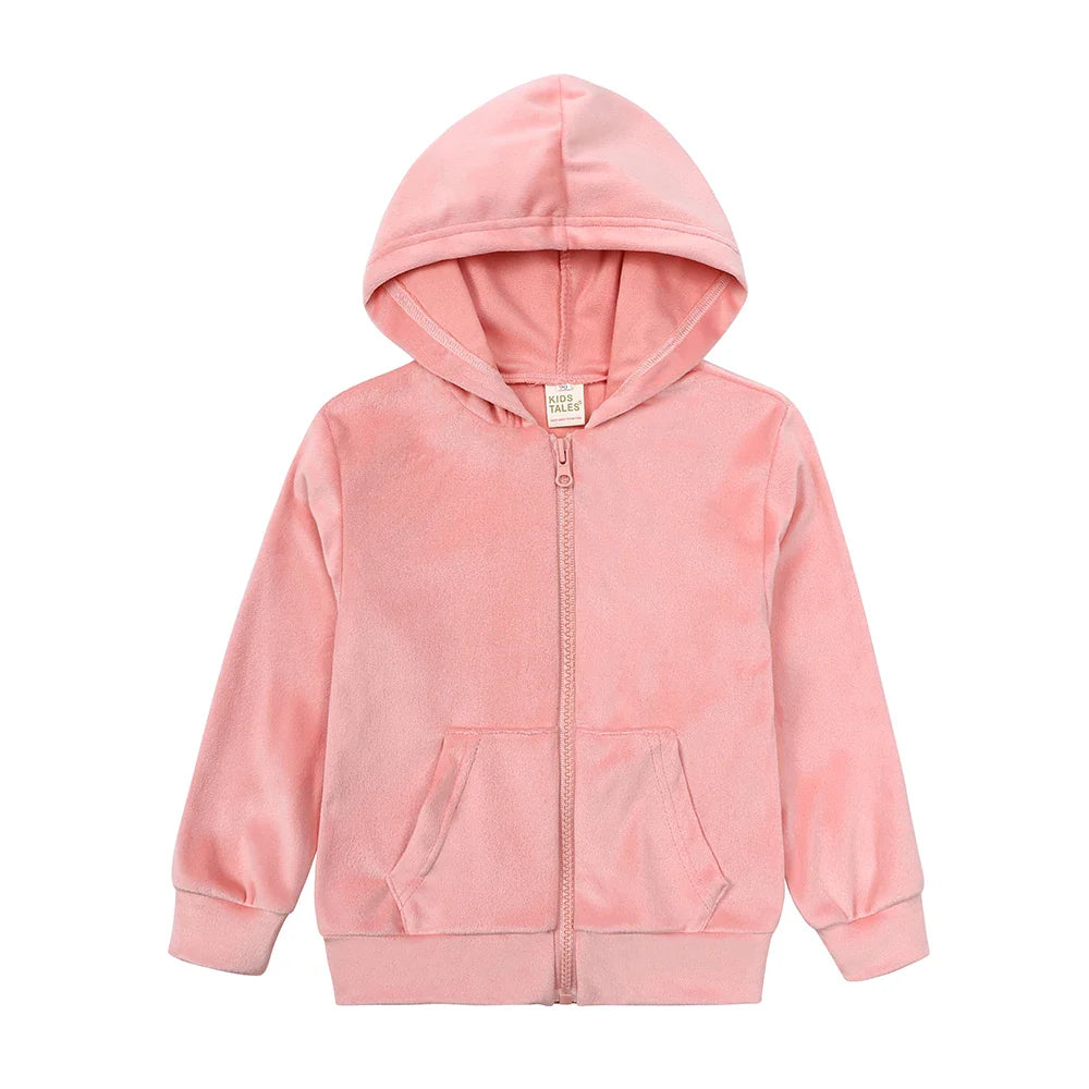 Kids Tales – Warm & Comfortable – Velvet Tracksuit for Kids