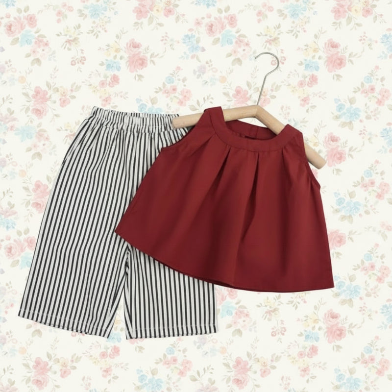 Sleeveless Tops & Pants – Soft & Stylish – Children's Summer Outfit
