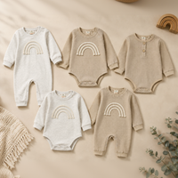 Thumbnail for SnuggleHue – Soft & Comfortable – Rainbow Baby Onesie