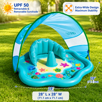 Thumbnail for SplashPlay – Safe & Fun – Baby Pool with Sunshade