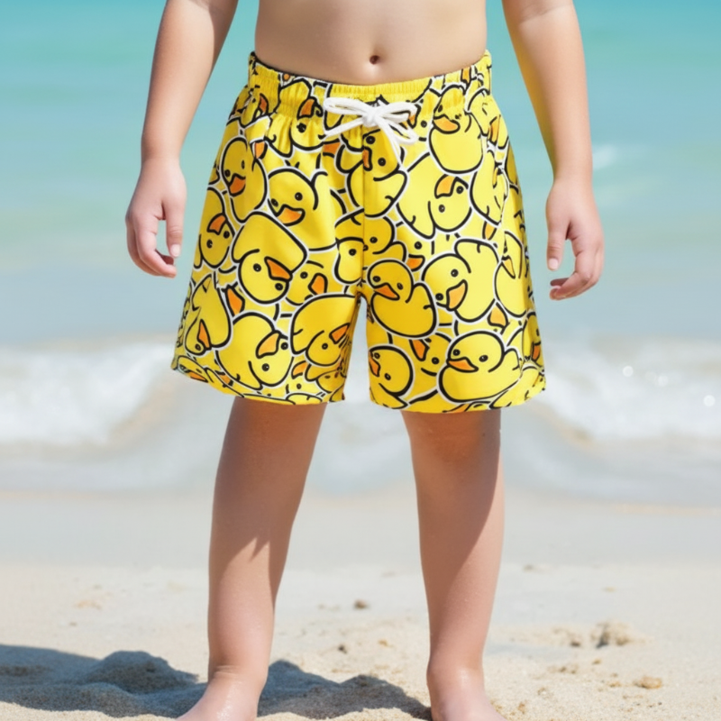 SunnySplash – Lightweight & Comfortable – Boys' Swim Trunks