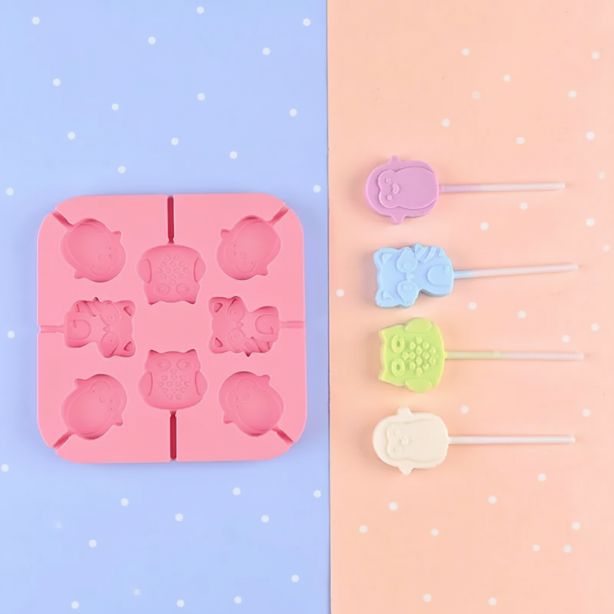 SweetPop – Healthy Treats – Silicone Lollipop Mold Set