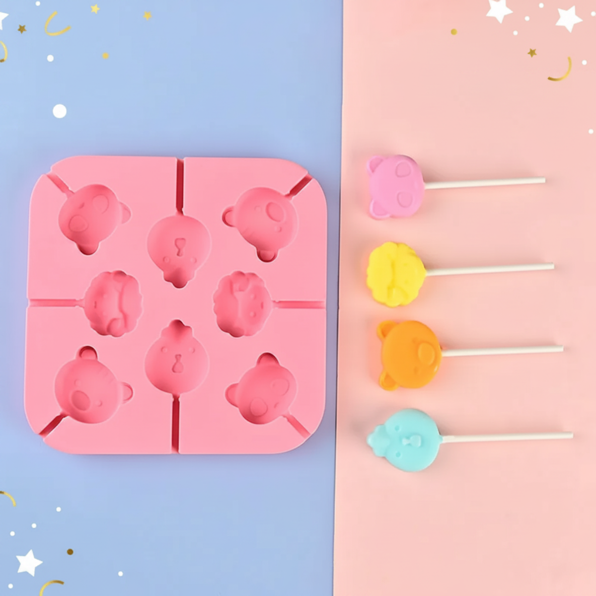 SweetPop – Healthy Treats – Silicone Lollipop Mold Set