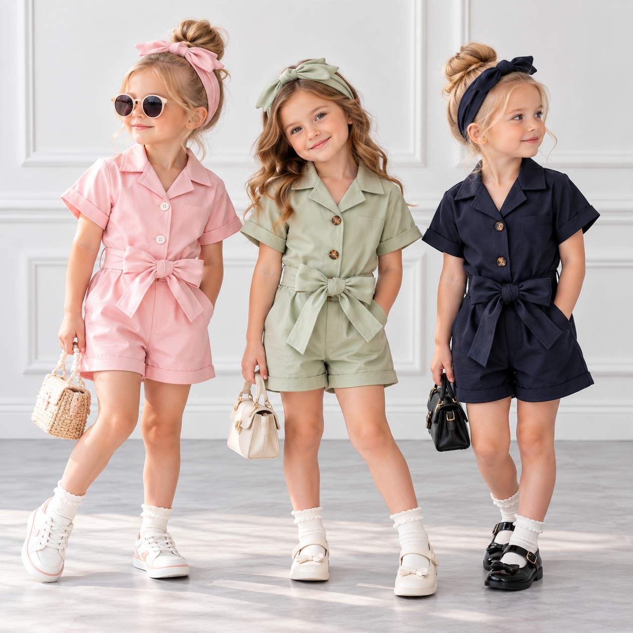 LittleLady – Elegant & Trends – Jumpsuit with Bow Waistband