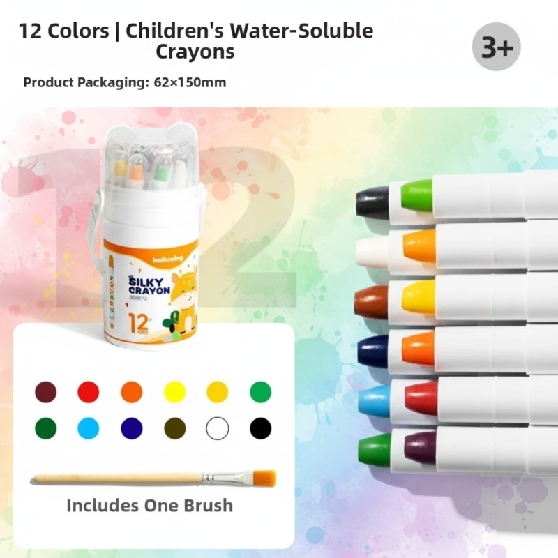 TinyArt – Educational & Safe – Water-Soluble Washable Marker Set