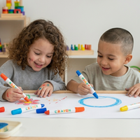 Thumbnail for TinyArt – Educational & Safe – Water-Soluble Washable Marker Set