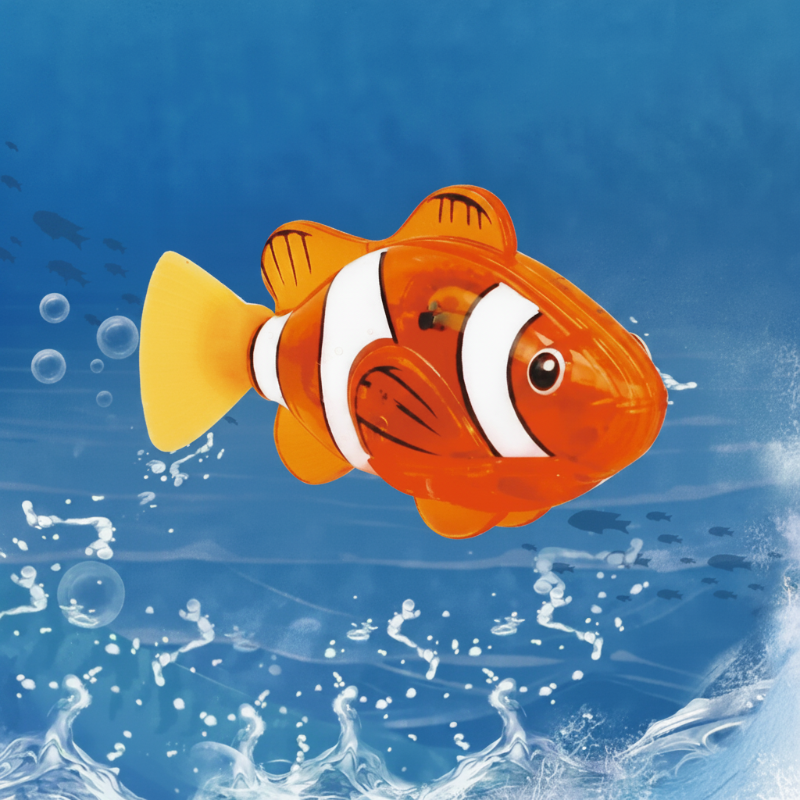 TinySwim – Fun & Active – Electronic Swimming Fish with LED Light