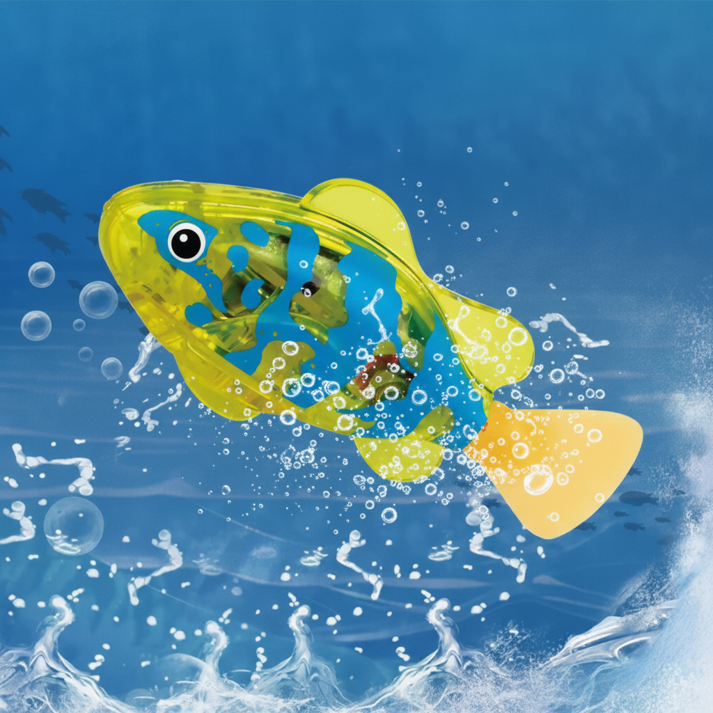 TinySwim – Fun & Active – Electronic Swimming Fish with LED Light
