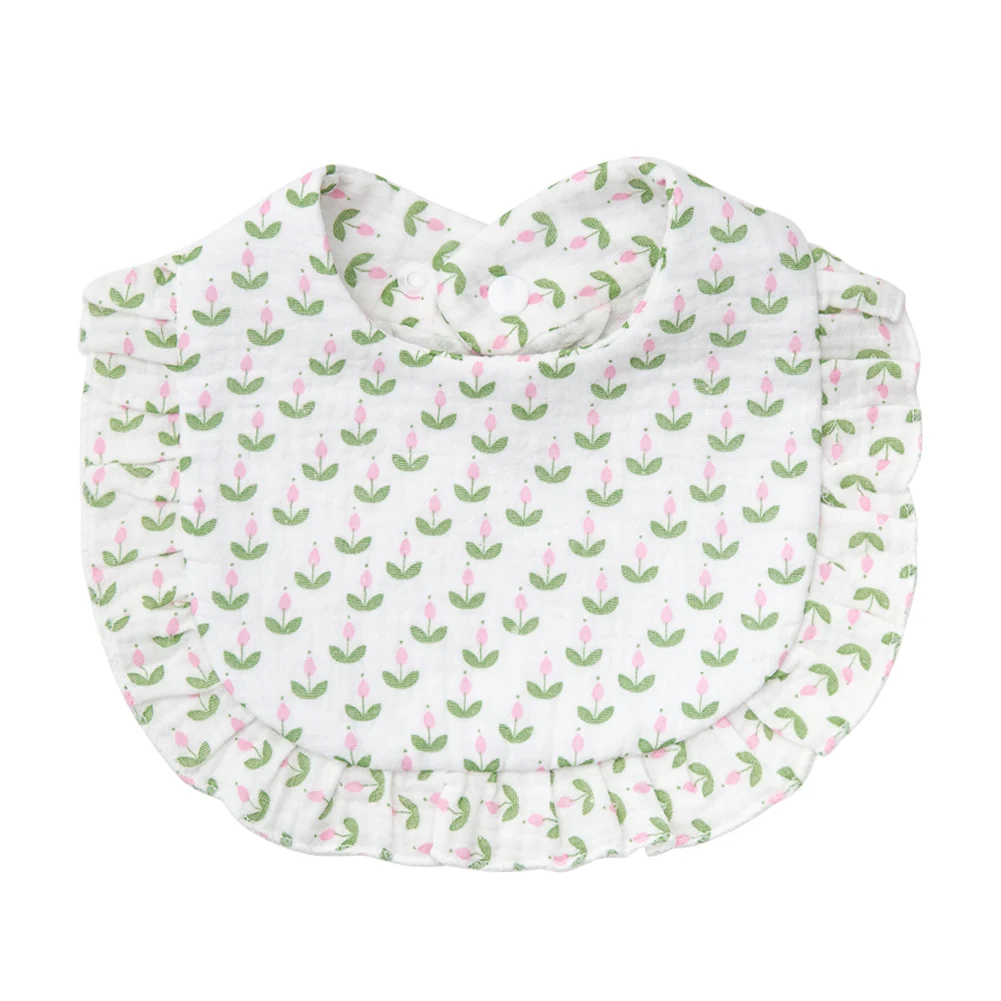 BabyBloom – Cute & Comfortable – Baby Bib with Ruffled Edg