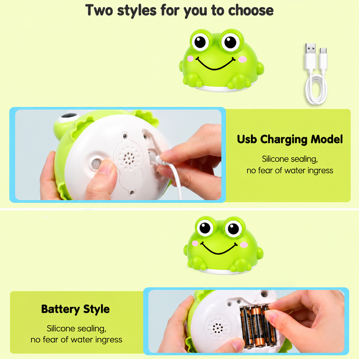 FrogSplash – Fun & Interactive – Automatic Water Fountain