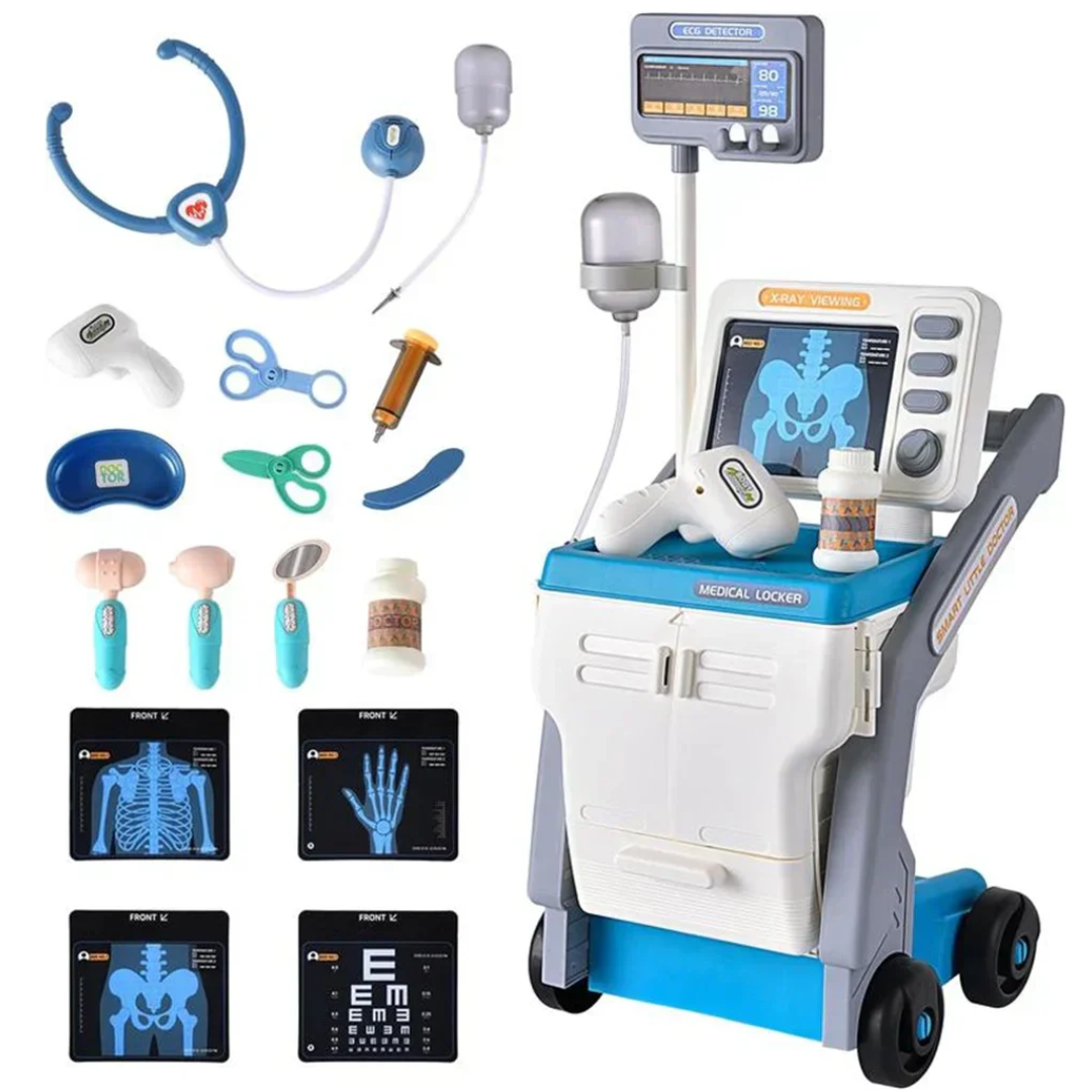 CarePlay – Learning & Imagination – Children's Doctor's Cart Play Set