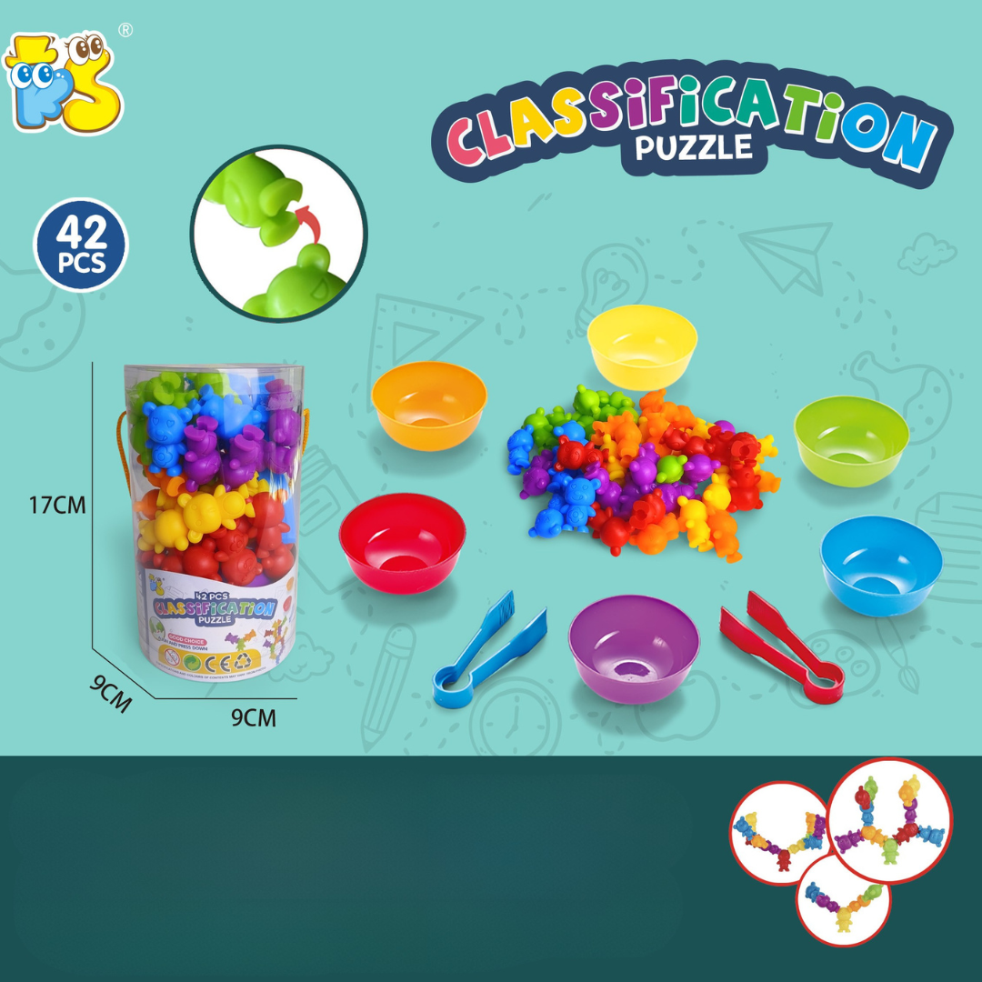 Rainbow Teddy Bears Toys™ - Educational & Creative - Rainbow Counting Bears