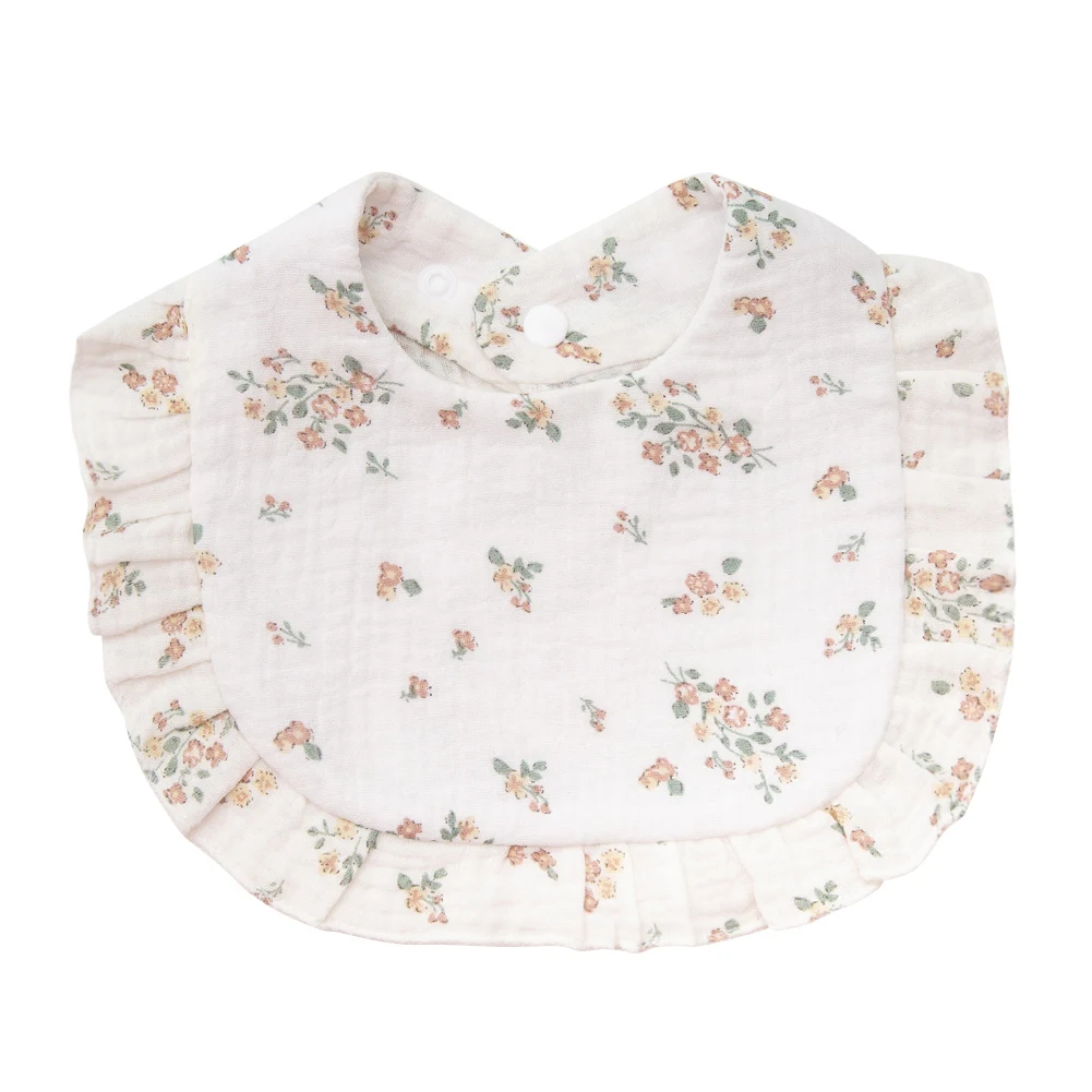 BabyBloom – Cute & Comfortable – Baby Bib with Ruffled Edg