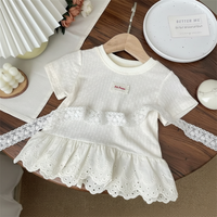 Thumbnail for Polo Premium – Soft & Cute – T-shirt with Lace Trim
