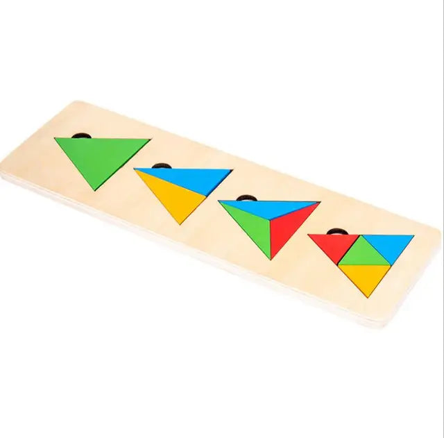 Woods™  - Geometric Montessori Puzzel