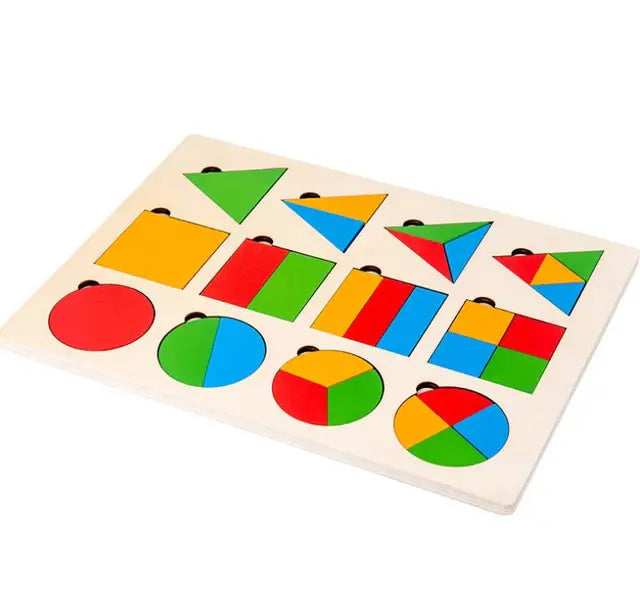 Woods™  - Geometric Montessori Puzzel