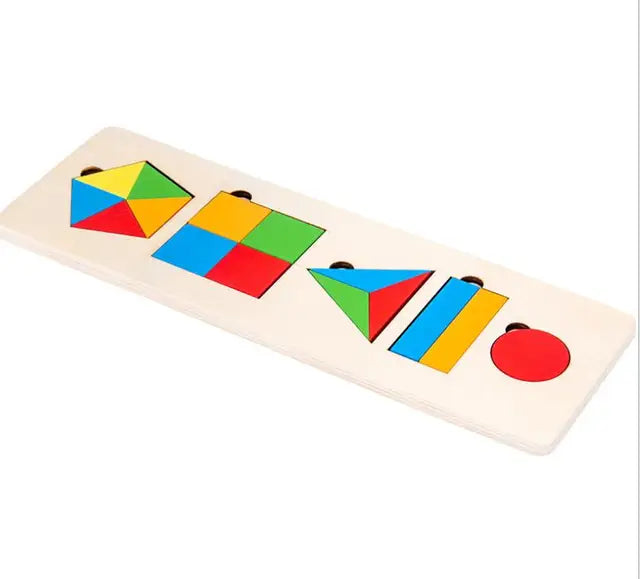 Woods™  - Geometric Montessori Puzzel