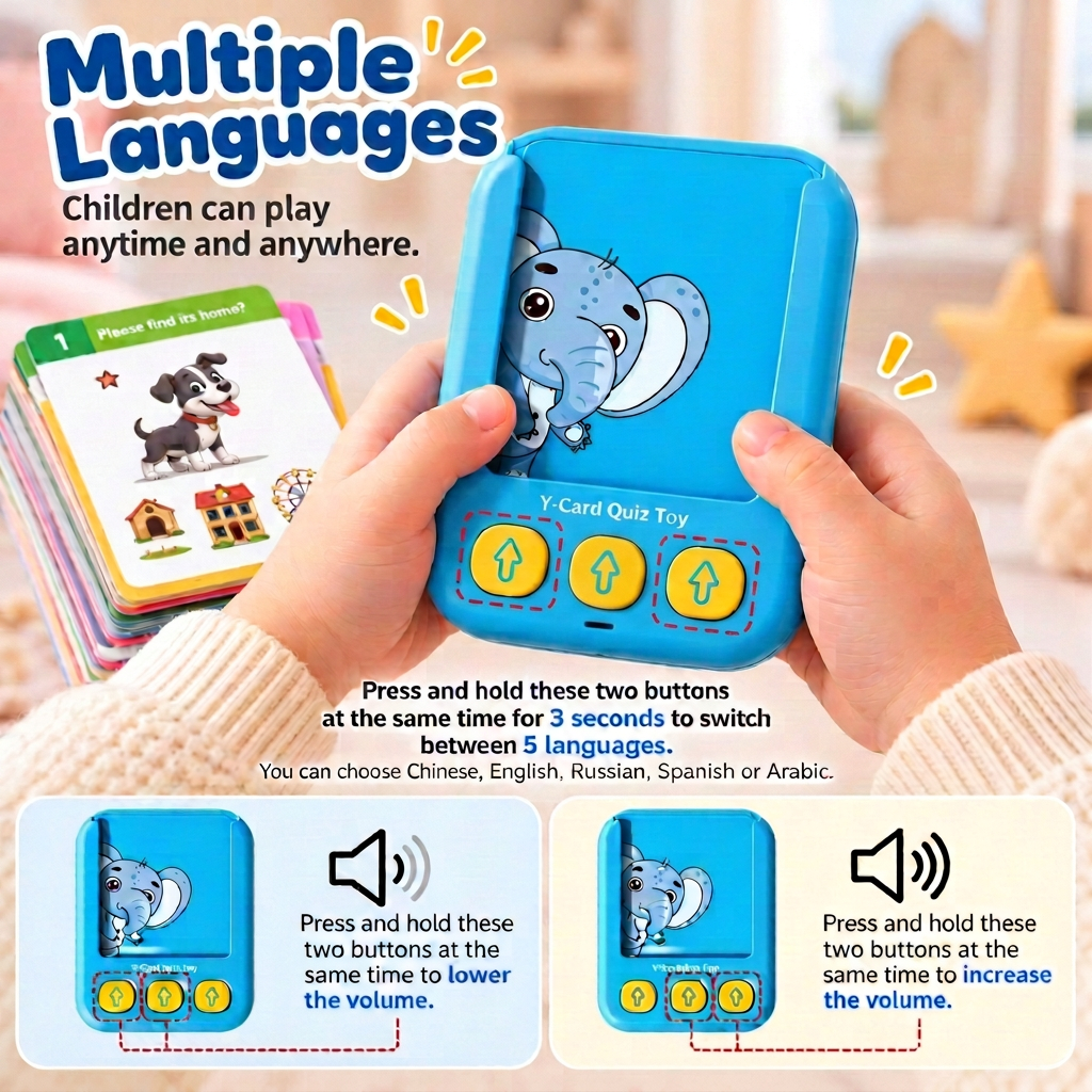 TalkyCards – Interactive & Educational – Talking Flashcards for Kids