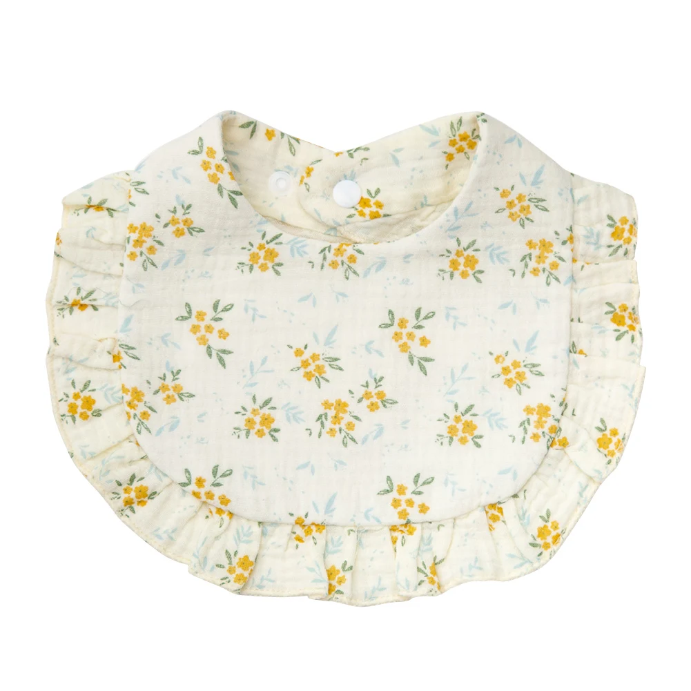 BabyBloom – Cute & Comfortable – Baby Bib with Ruffled Edg