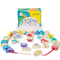Thumbnail for Lace & Thread™ – Stacking & threading game - stringing beads