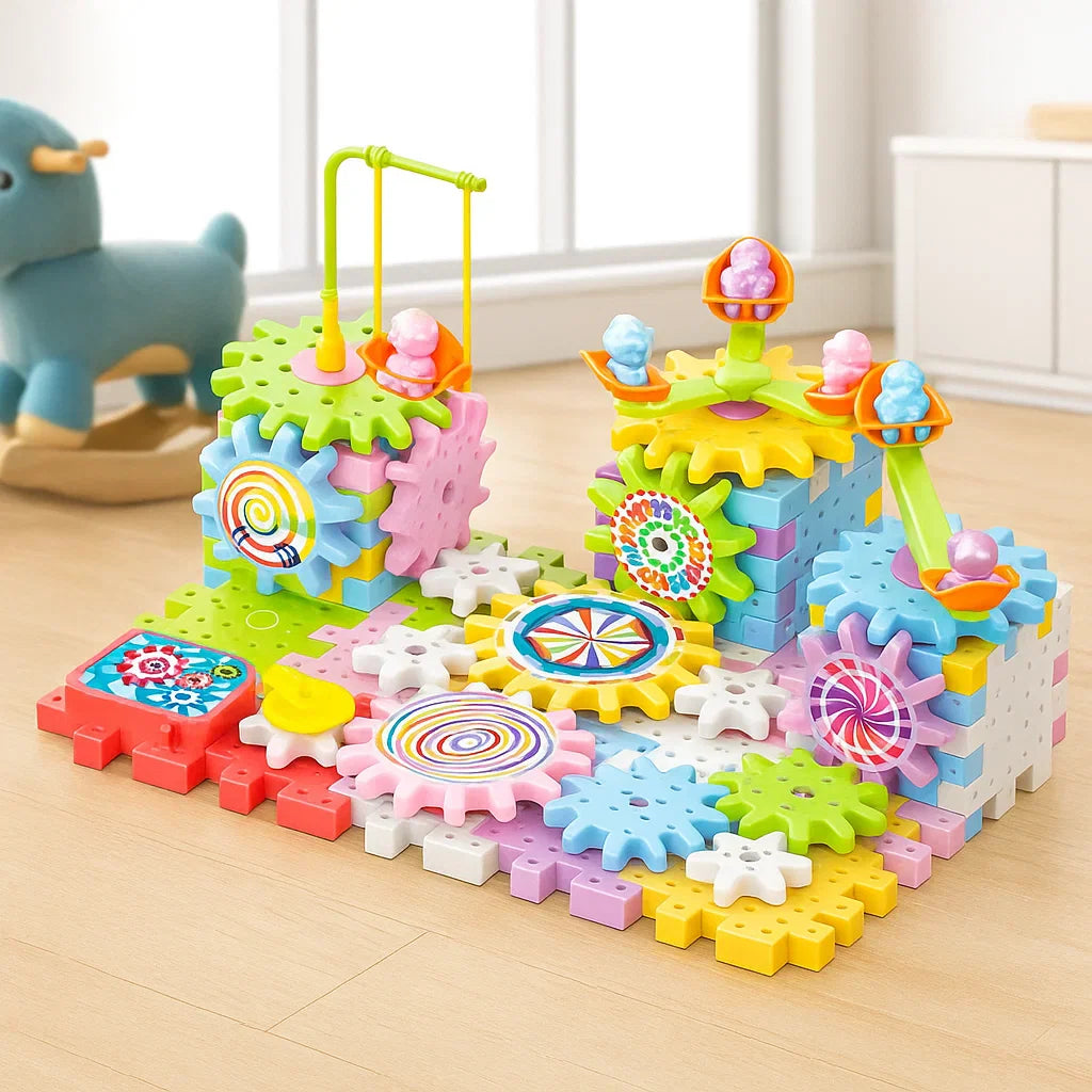 GearTrack – Electric & Educational – Building Blocks Play Set
