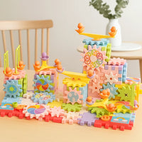 Thumbnail for GearTrack – Electric & Educational – Building Blocks Play Set