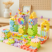 Thumbnail for GearTrack – Electric & Educational – Building Blocks Play Set